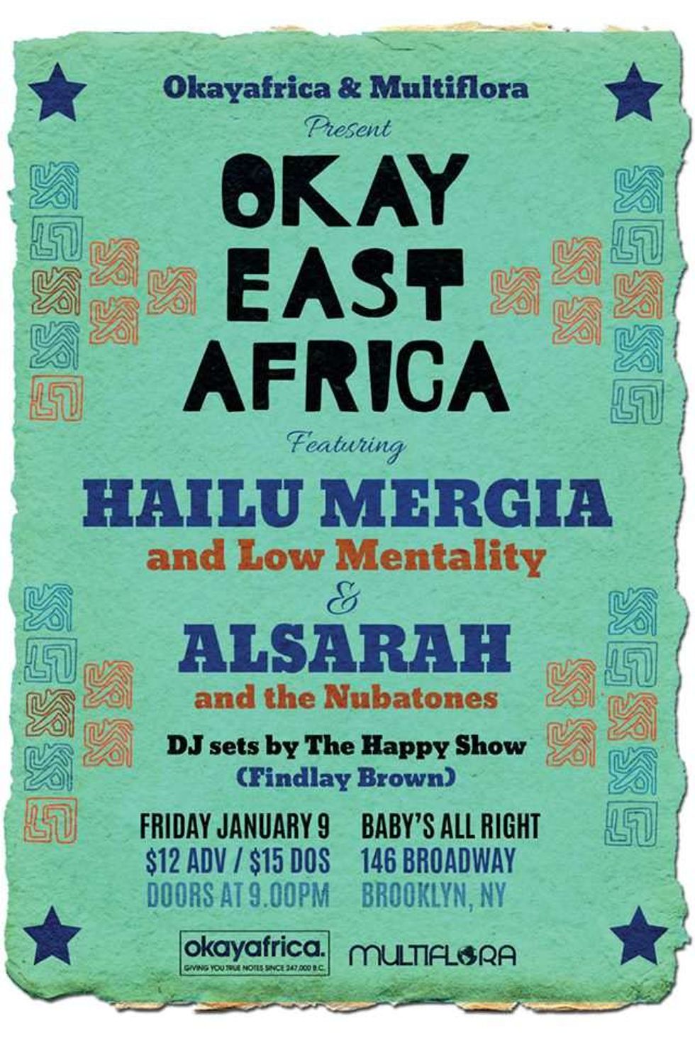 Okay East Africa With Hailu Mergia & Low Mentality + Alsarah & The Nubatones [1/9]