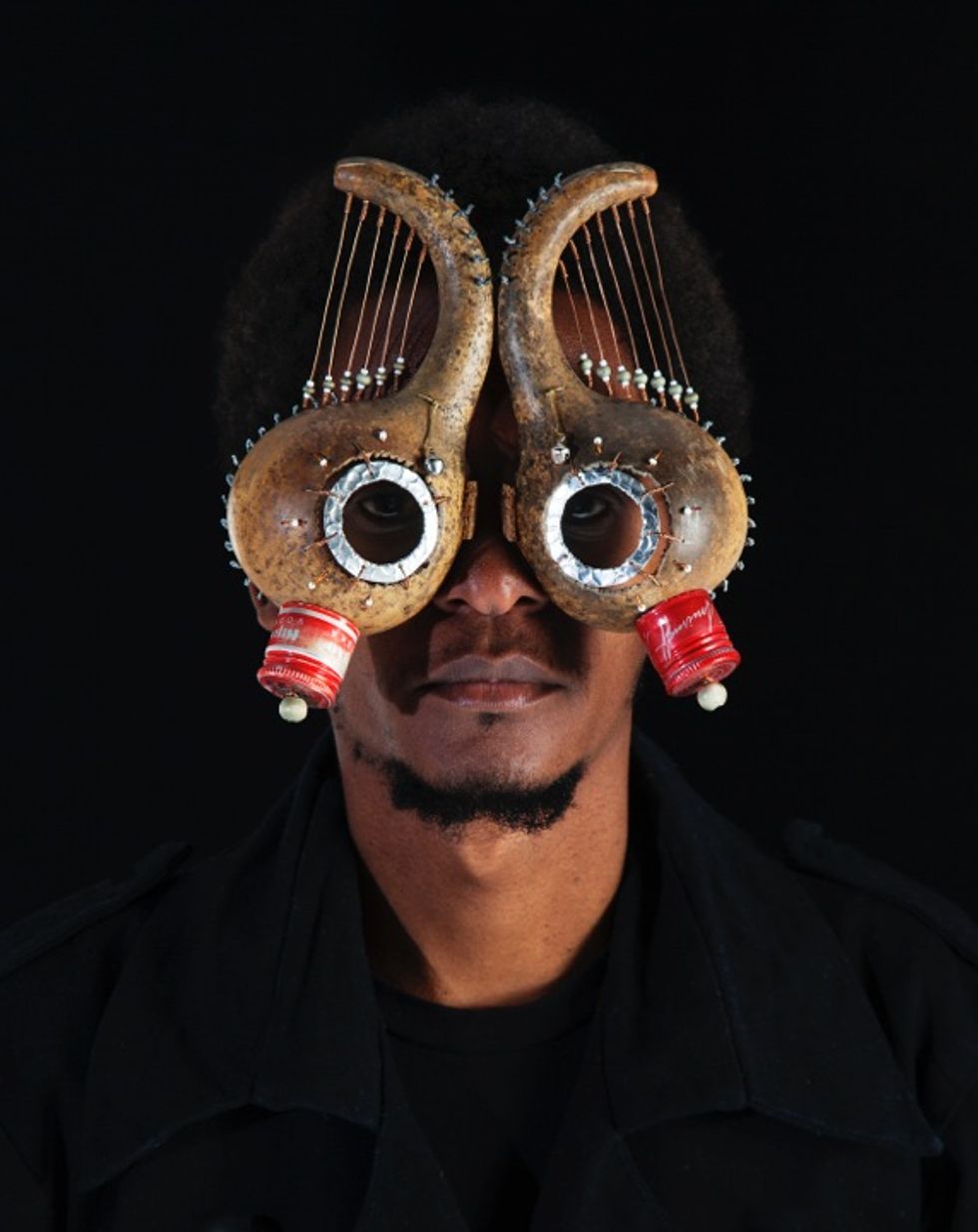Kenyan-Based Artist Cyrus Kabiru Brings His Afrofuturist Glasses & Bicycles To Cape Town