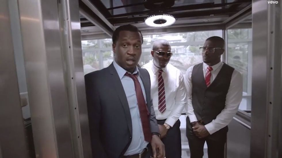 P-Square & Don Jazzy Are Caught Daydreaming In The Office Video For 'Collabo'