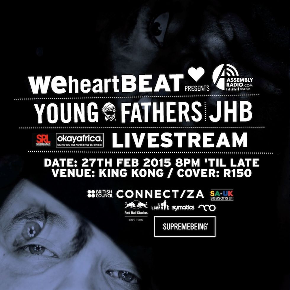 Livestream: Young Fathers In Johannesburg