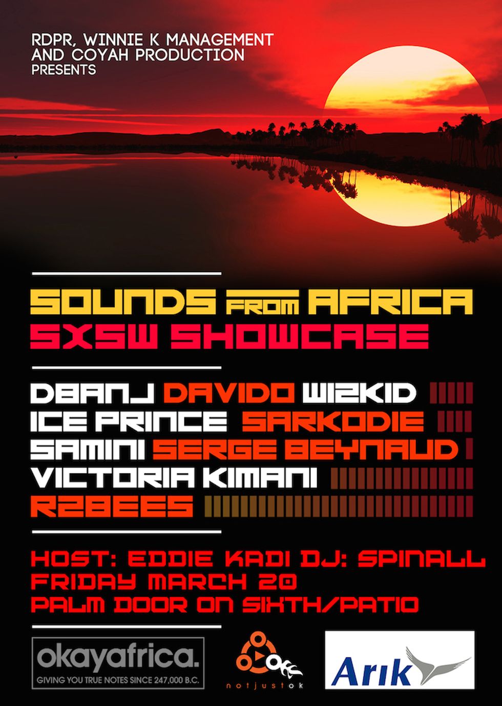Sounds From Africa SXSW 2015 Showcase With Davido, Sarkodie, Ice Prince & More!