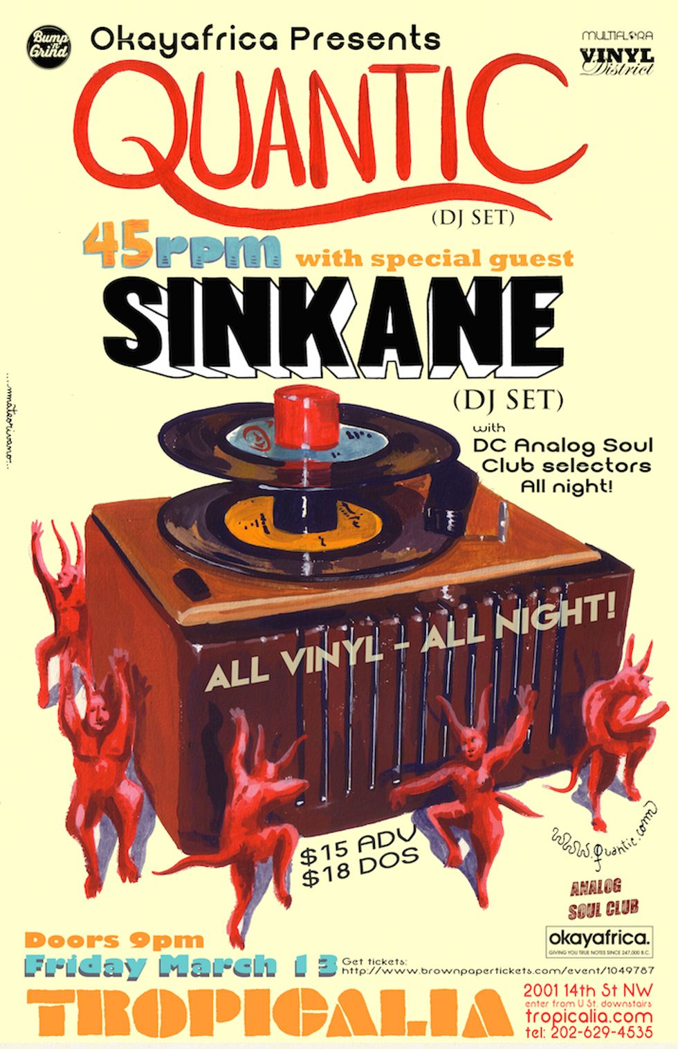 A Talk With Quantic Ahead Of His 45 RPM D.C. Show w/ Sinkane