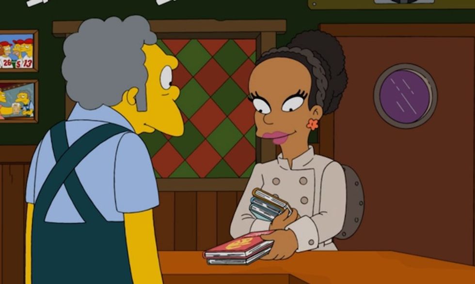 Chinua Achebe, Ben Okri & Chimamanda Ngozi Adichie Invade 'The Simpsons'