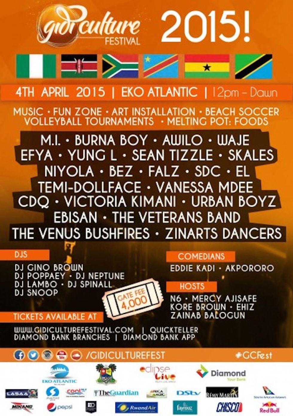 M.I., Burna Boy, Waje, Iyanya, Skales, Temi-Dollface & More At Lagos' Gidi Culture Festival! [4/4]