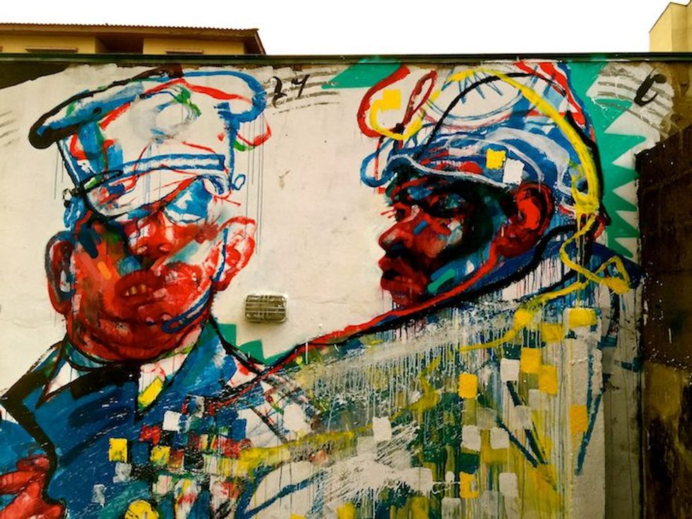Fela In Street Art: NYC Street Artist sek3 On His Kalakuta Republic Mural