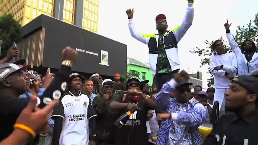 Boyzn Bucks' Okmalumkoolkat, Stilo Magolide, U_Sanele + Sibot Drop 'Mswenkofontein' Video