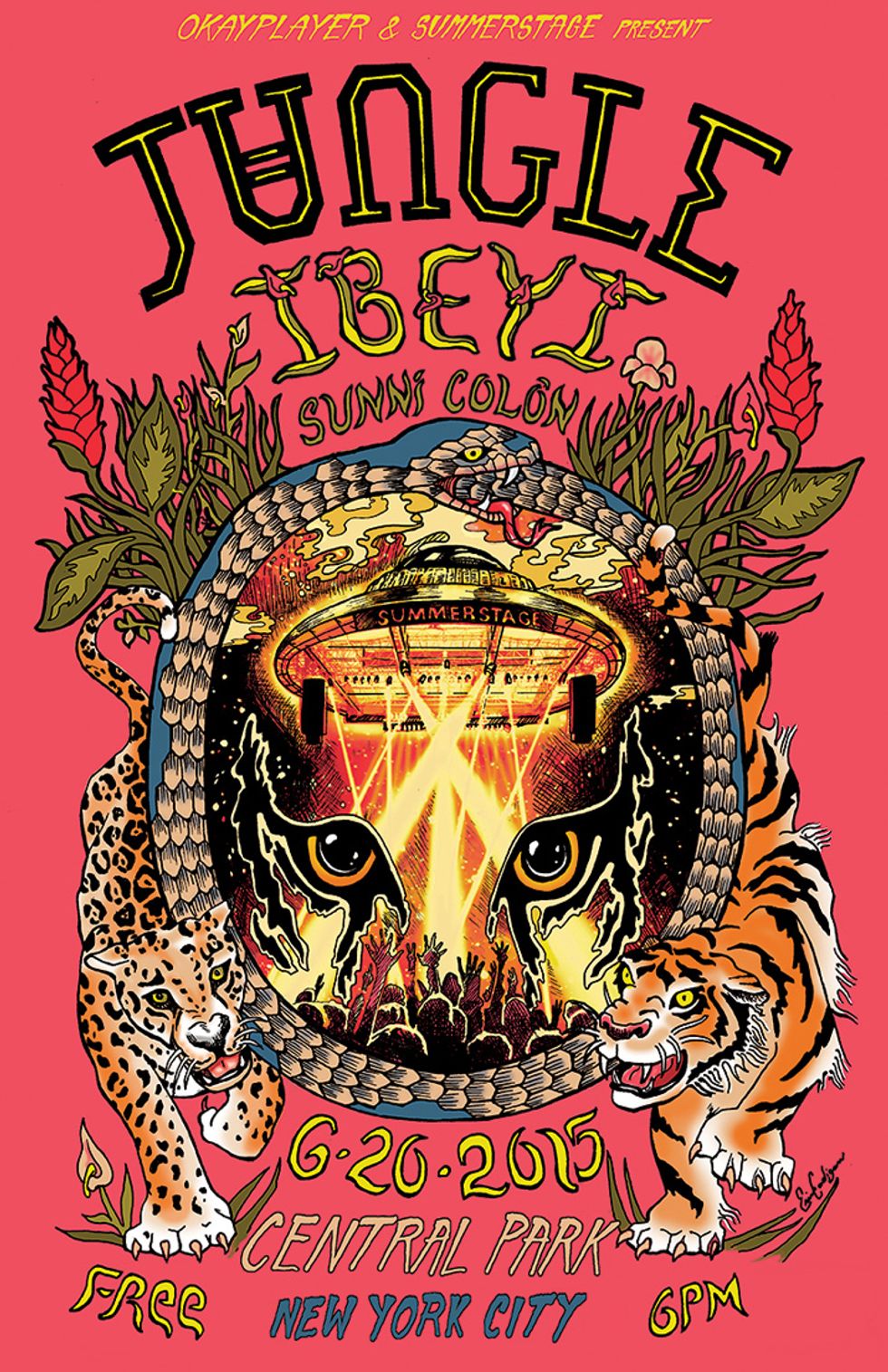 Okayplayer & SummerStage Present Jungle, Ibeyi And Sunni Colón [6/20]