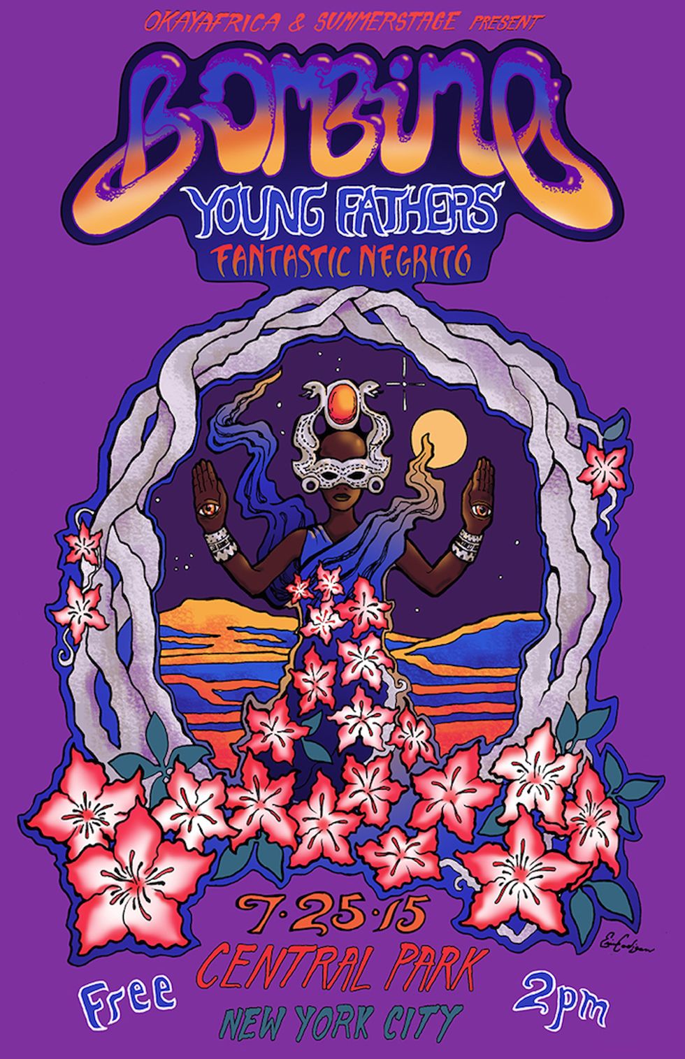 Okayafrica & SummerStage Present Bombino, Young Fathers And Fantastic Negrito [7/25]