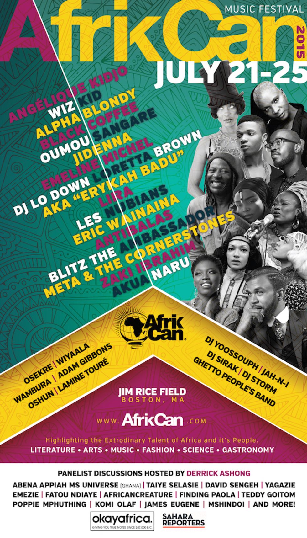 AfrikCan Festival: Alpha Blondy, Wizkid, Black Coffee, Angélique Kidjo & More In Boston [POSTPONED]