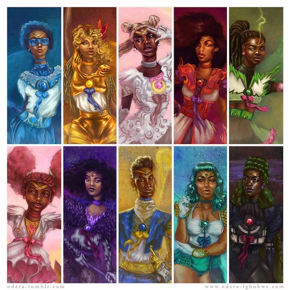 The Afro-Diasporic Fantasy Art Of Nigerian-American Illustrator Odera Igbokwe