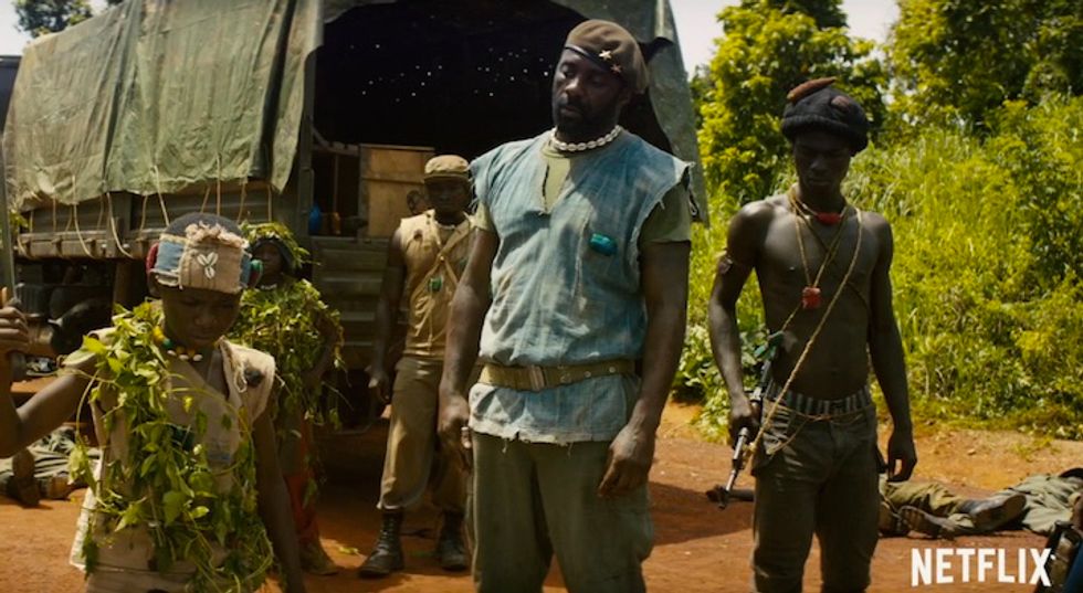 Here's Your First Look At Idris Elba In The 'Beasts Of No Nation' Film Adaptation