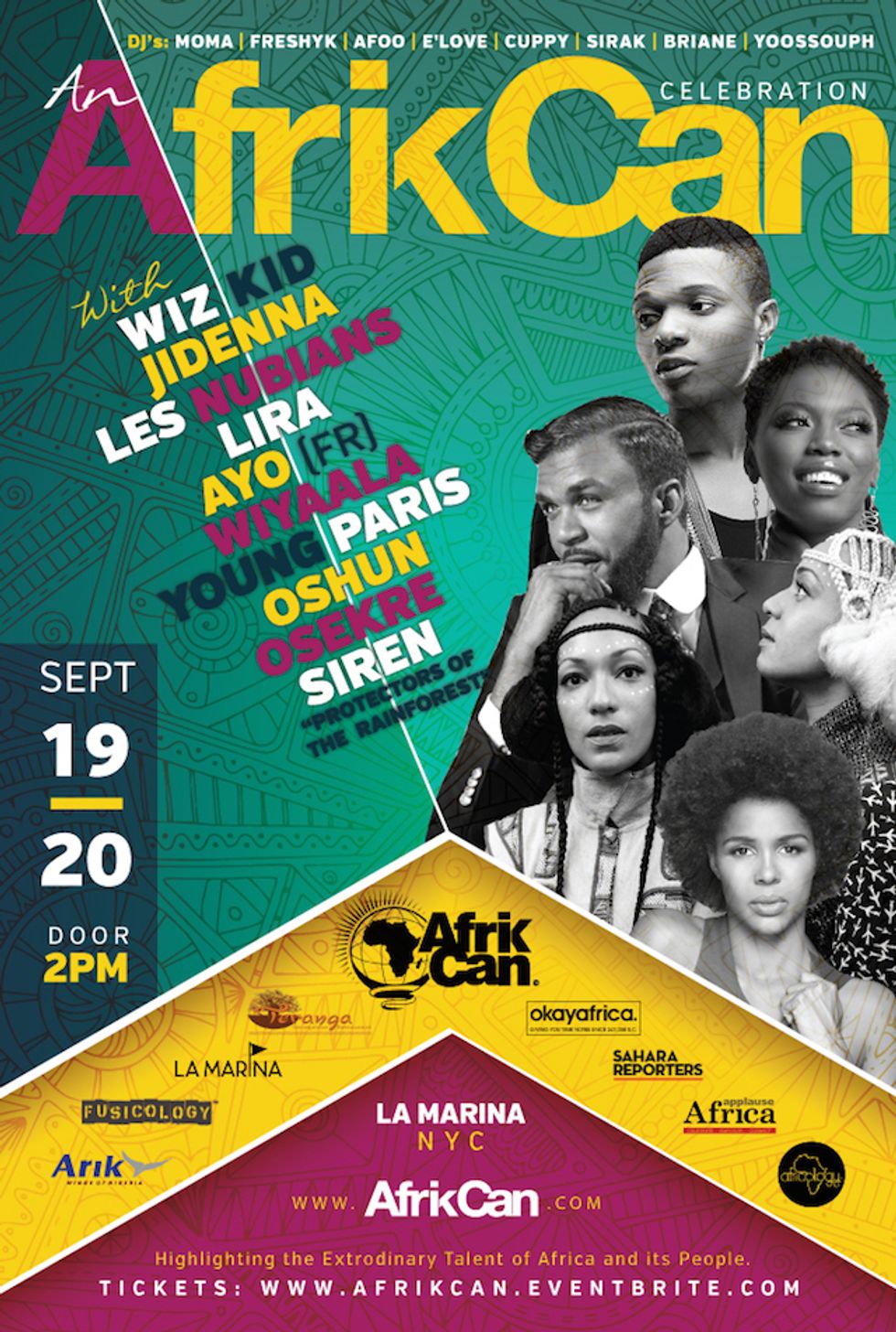 AfrikCan Festival: Jidenna, Les Nubians & More In NYC [9/19 - 9/20]