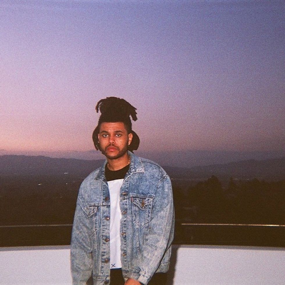 the weeknd denim jacket