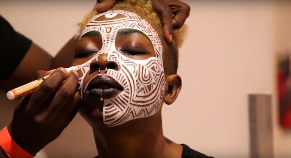 An African Spiritual Art Form Caught In Time-Lapse