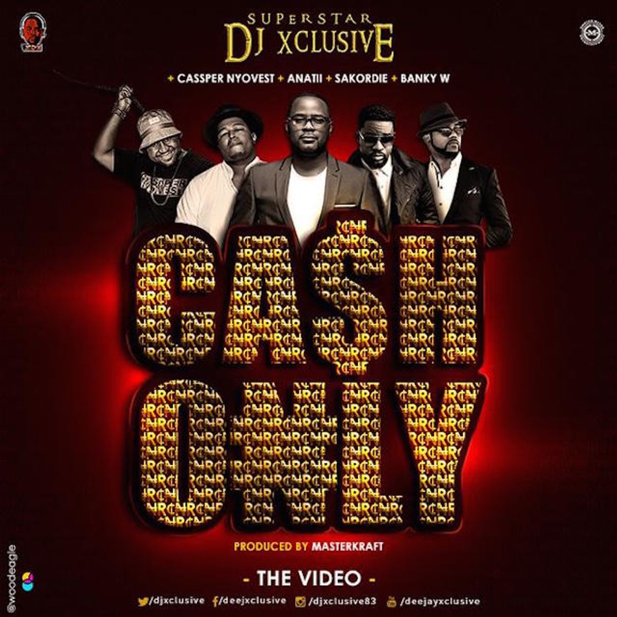 Sarkodie, Cassper Nyovest, Banky W & Anatii Want 'Cash Only' In DJ Xclusive's New Video