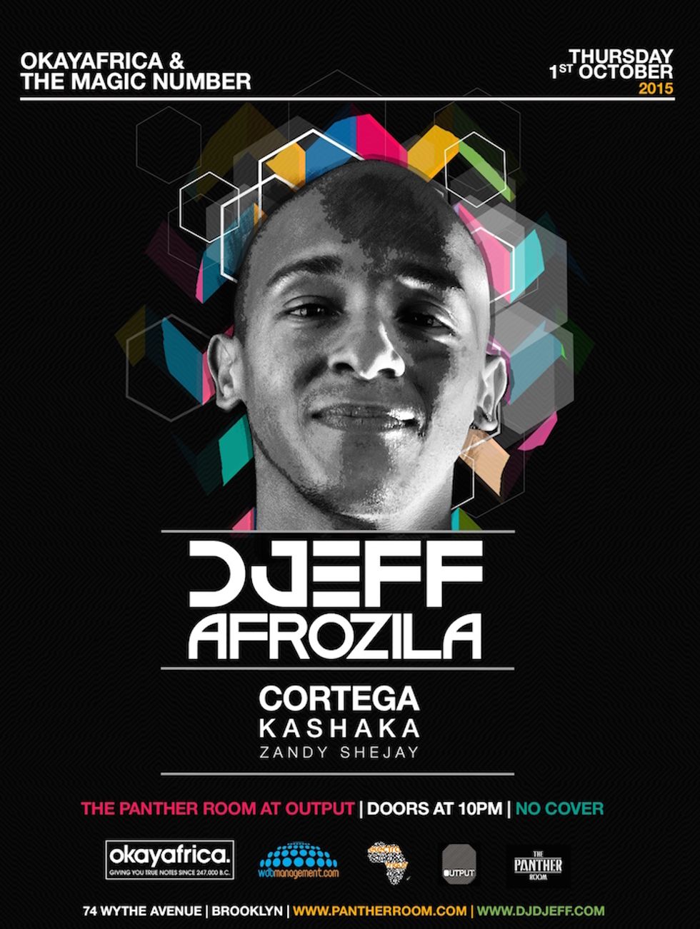 Okayafrica Presents Djeff Afrozila, Cortega, Kashaka & Zandy Shejay At Output [10/1]