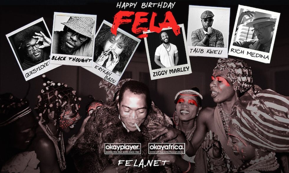Questlove, Erykah Badu, Ziggy Marley, Talib Kweli, Black Thought & Rich Medina Curate A Fela Kuti Playlist