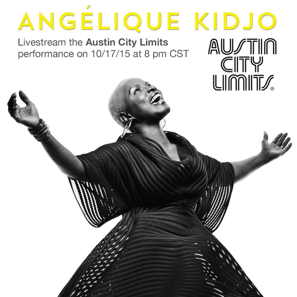 Livestream Angélique Kidjo's Austin City Limits Performance [10/17 @ 8pm CST/9pm EST]