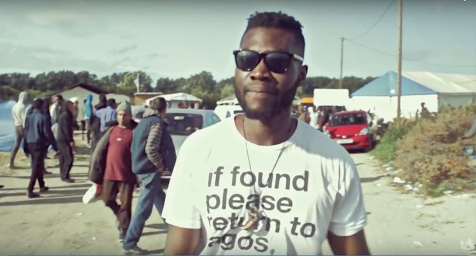 Afrikan Boy Performs At A Migrant Camp In Calais, France In ‘Border Business The Documentary’