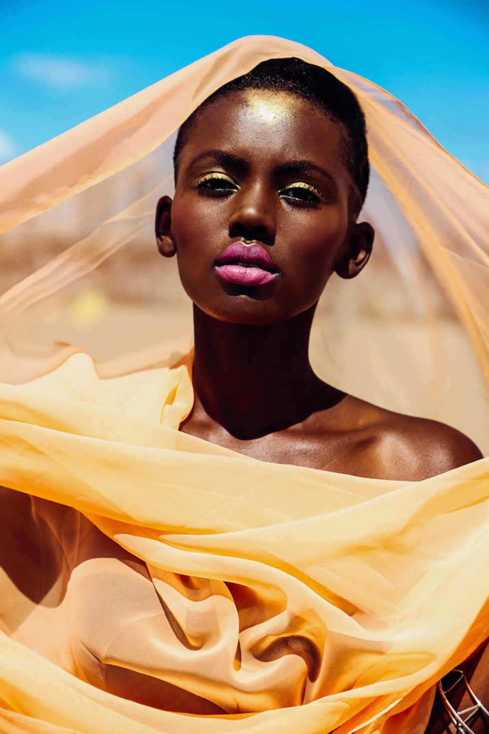 Rwandan Model Lilian Uwanyuze Lights Up The Beach In This Amazing Photo Shoot