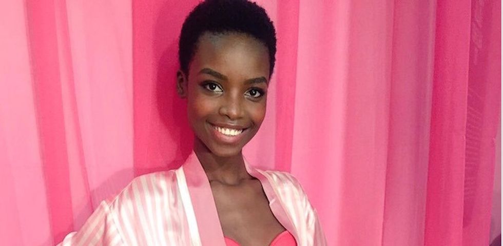 "AFRICA, this one is for you!": Angolan Supermodel Maria Borges Becomes First To Rock An Afro At Victoria's Secret Fashion Show