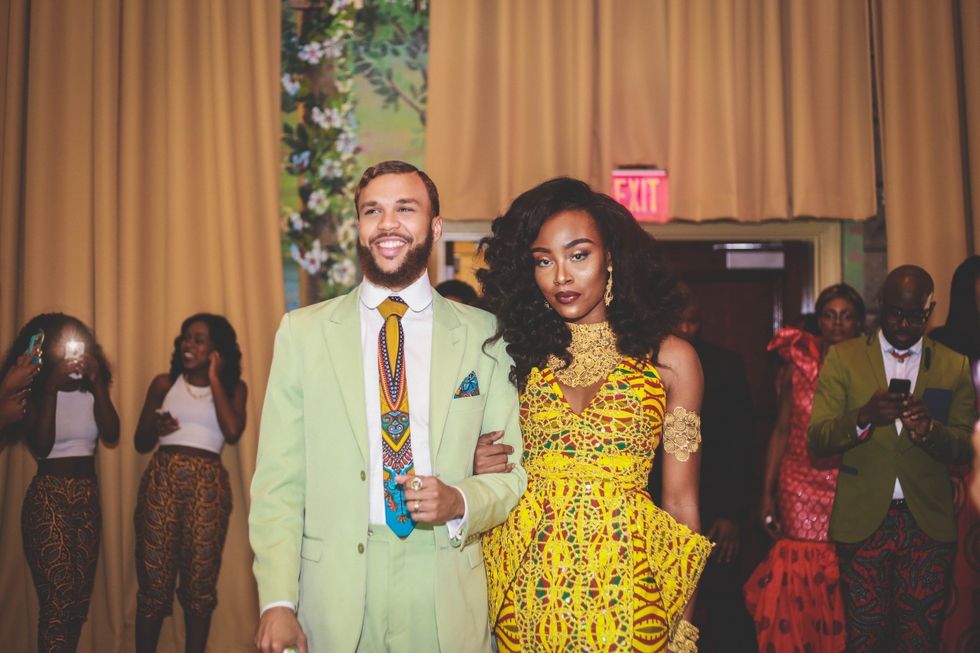 Jidenna, Jessica Chibueze & More Party In Royal Fashion At The All Things Ankara Nigerian Independence Ball