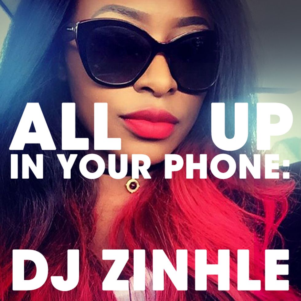 All Up In Your Phone With South Africa's DJ Zinhle