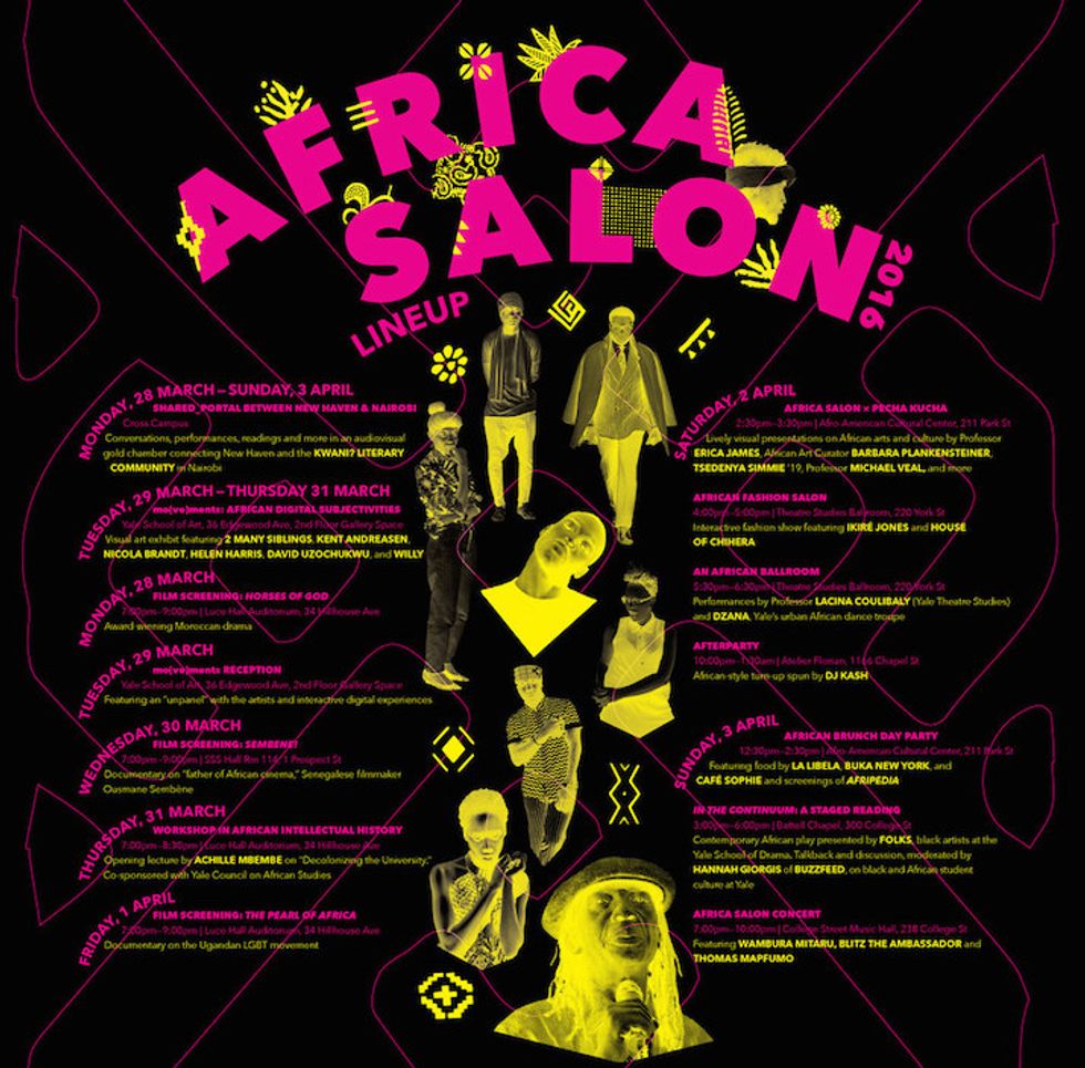 Yale Reveals 'Africa Salon' 2016 Contemporary African Arts And Culture Festival Lineup