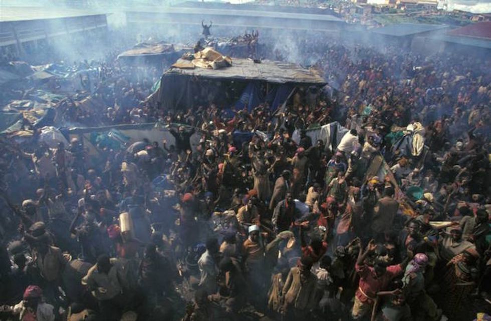 Kanye's Yeezy Season 3 Show Was Inspired By A Rwandan Refugee Camp Photo