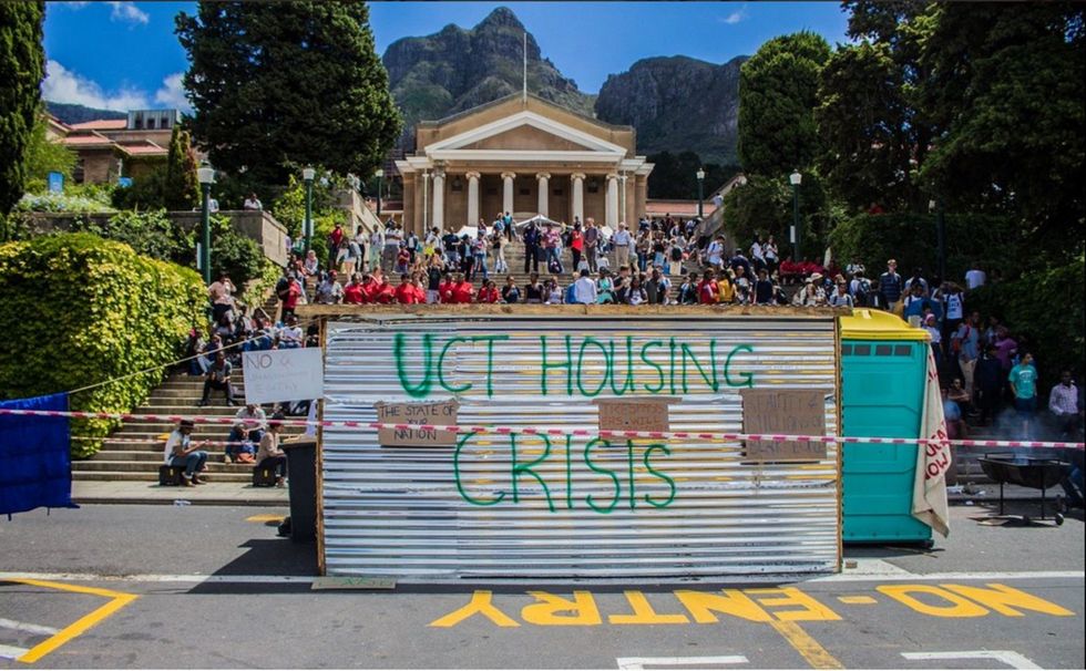 #Shackville: Students Demand University Of Cape Town To Address Housing Crisis