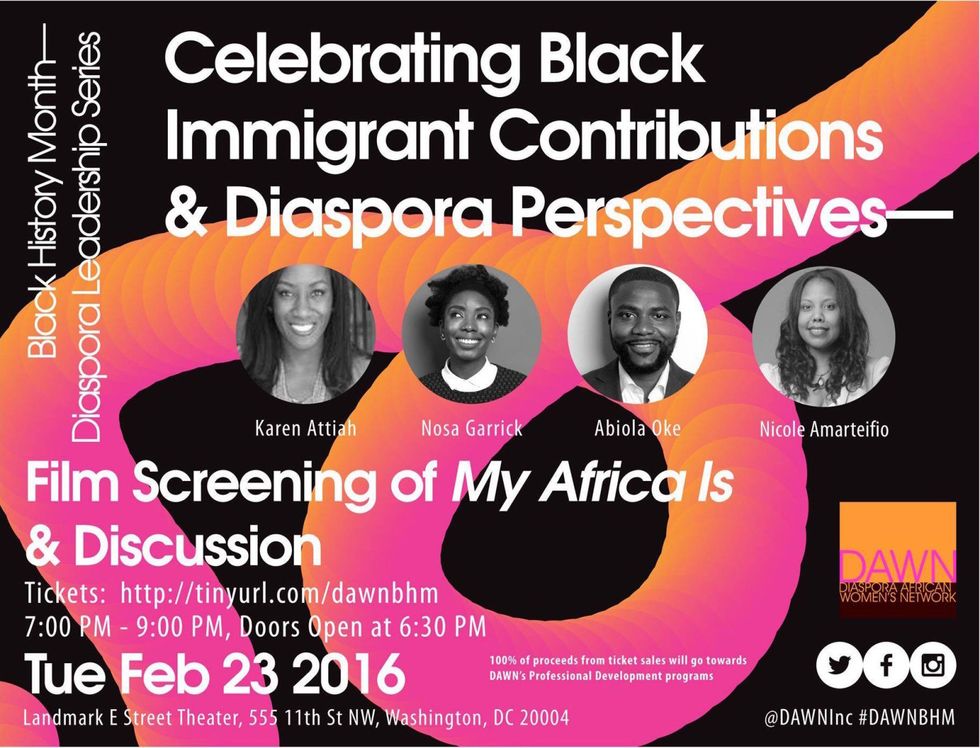 Diaspora African Women's Network To Host 'My Africa Is' Screening & Discussion In D.C.