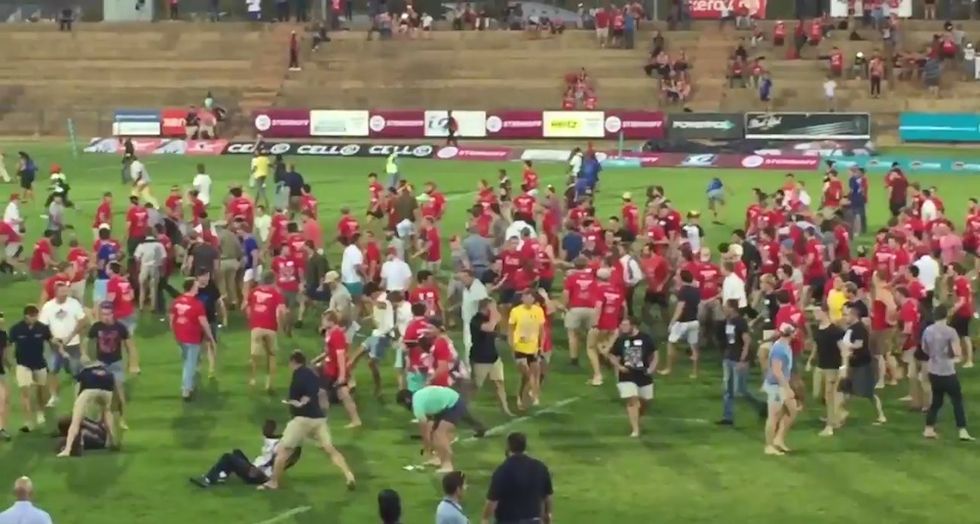 Black Student Protesters Beaten By White Students During University Of Free State Rugby Match In South Africa