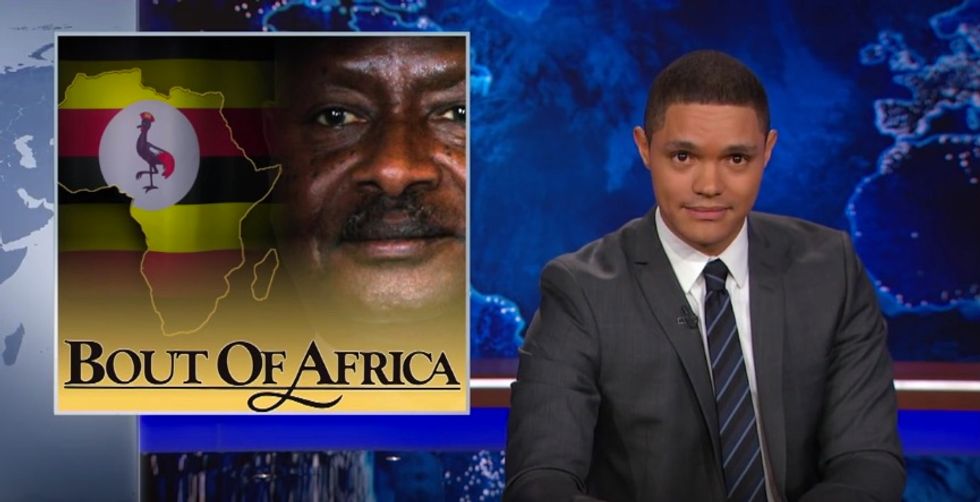 Trevor Noah Asks Ugandans: "Trump Or Dictator Museveni?"