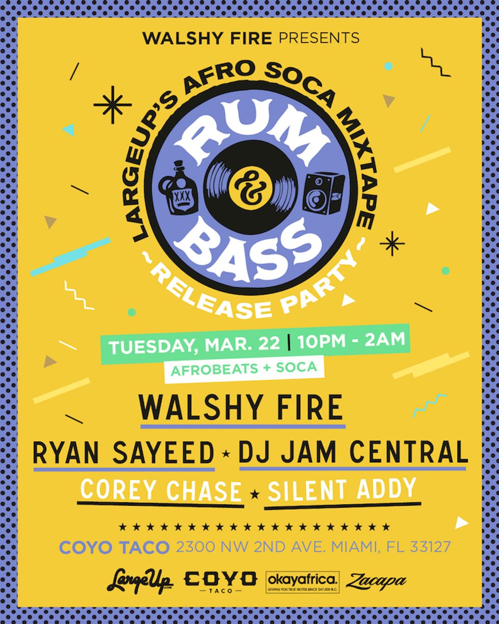 Okayafrica Teams Up With LargeUp & Walshy Fire On Miami's First 'Afro Soca' Party