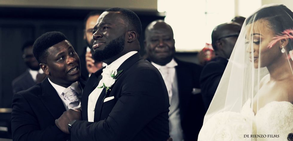 This Video Of a Teary-Eyed Ghanaian-British Groom Has The Internet All Up In Its Feelings