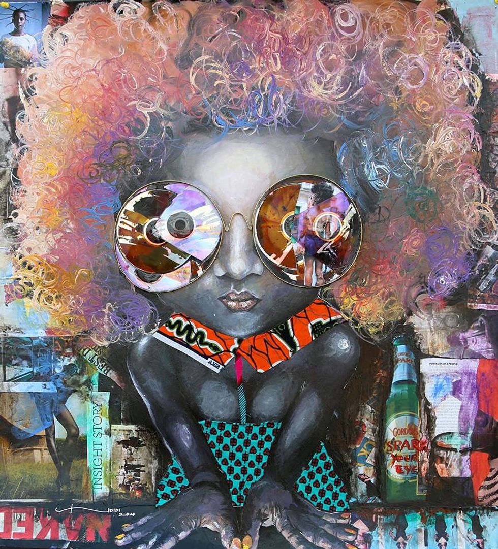 Meet Nigerian Artist Ndidi Emefiele Celebrating the Feminine Form Through Spellbinding Mixed Media Works