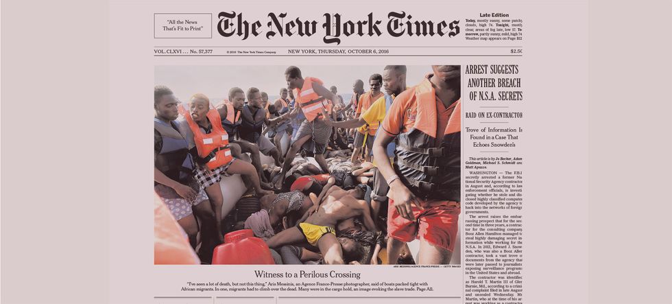 These Images of an African Migrant Boat Reveal an Unfolding Tragedy