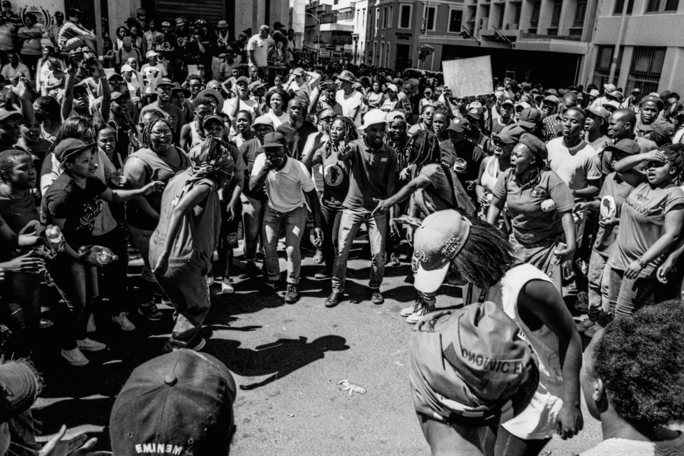 Photo Essay: Police and Protesters Clash in Cape Town
