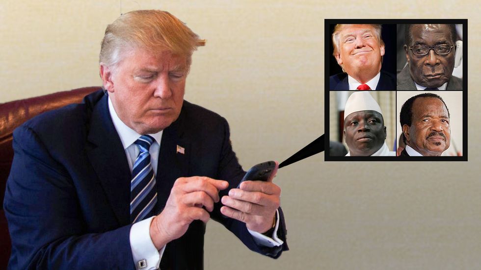 Inside Trump's Secret Whatsapp Group with African Dictators