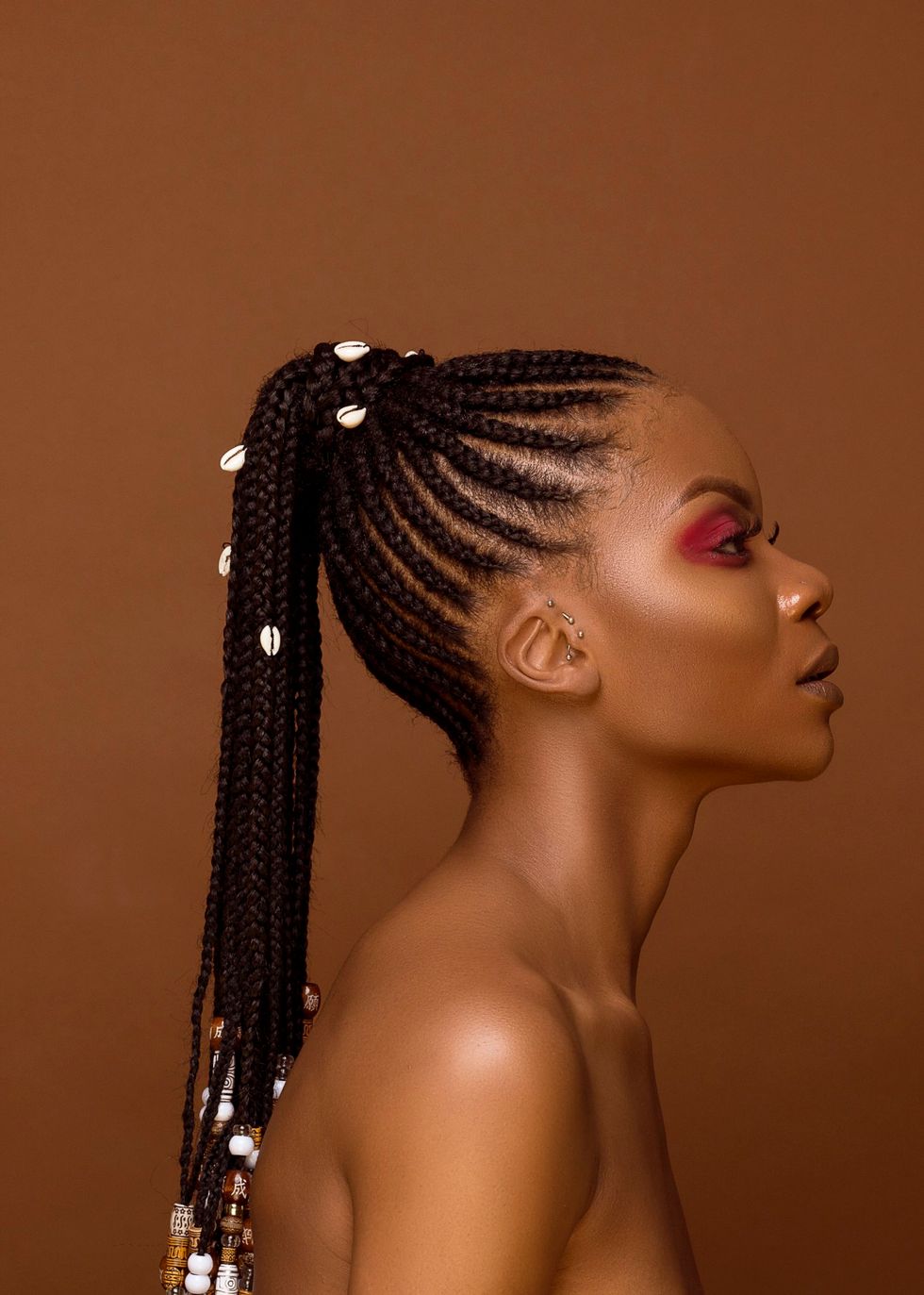 This Stunning Photo Series Draws Inspiration From Traditional Braids and Ghana's Krobo Beads