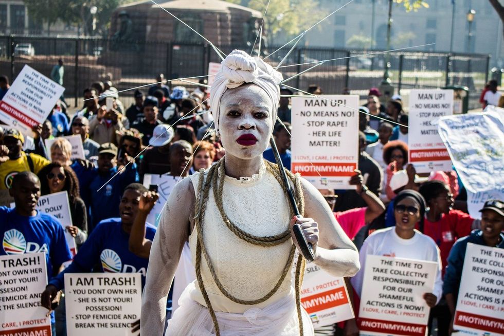 #NotInMyName: Exclusive Photos from South Africa's March Against Women Abuse