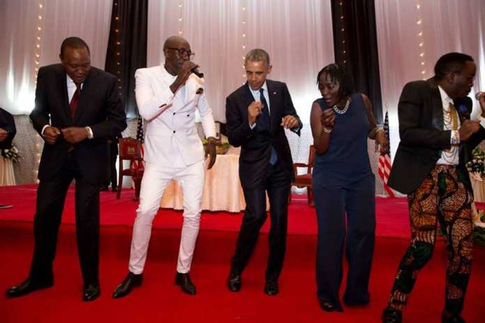 On Obama's 55th Birthday, We Remember the Time POTUS Danced His Ass Off With Sauti Sol