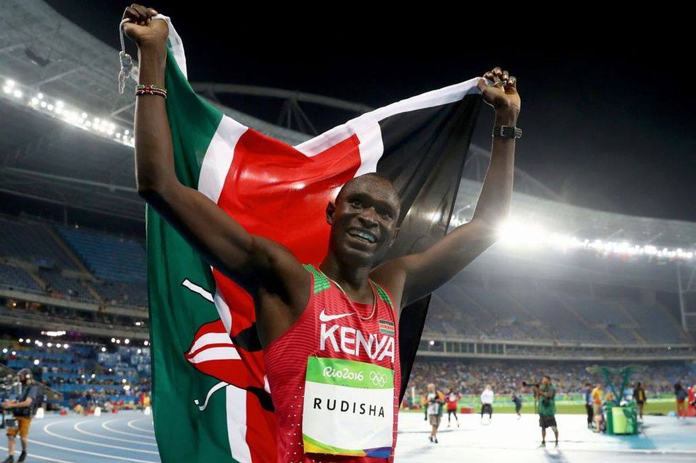 Kenya’s David Rudisha Snags Gold in History-Making 800 Meter Double