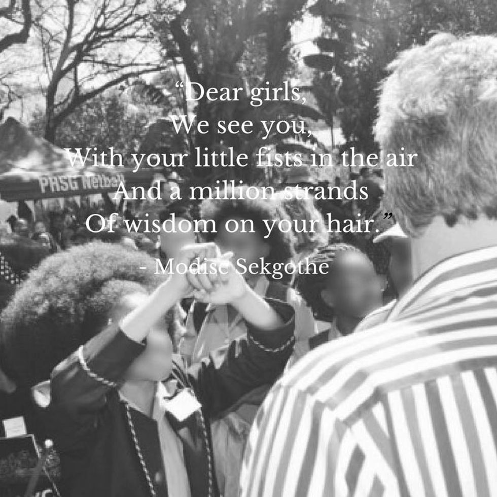 #StopRacismAtPretoriaGirlsHigh: Modise Sekgothe Pens a Poem for the Protesting Schoolgirls of Pretoria Girls High