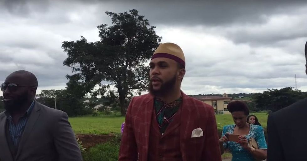 Jidenna Visited His Childhood Home in Nigeria & Launched a Scholarship at Enugu State University
