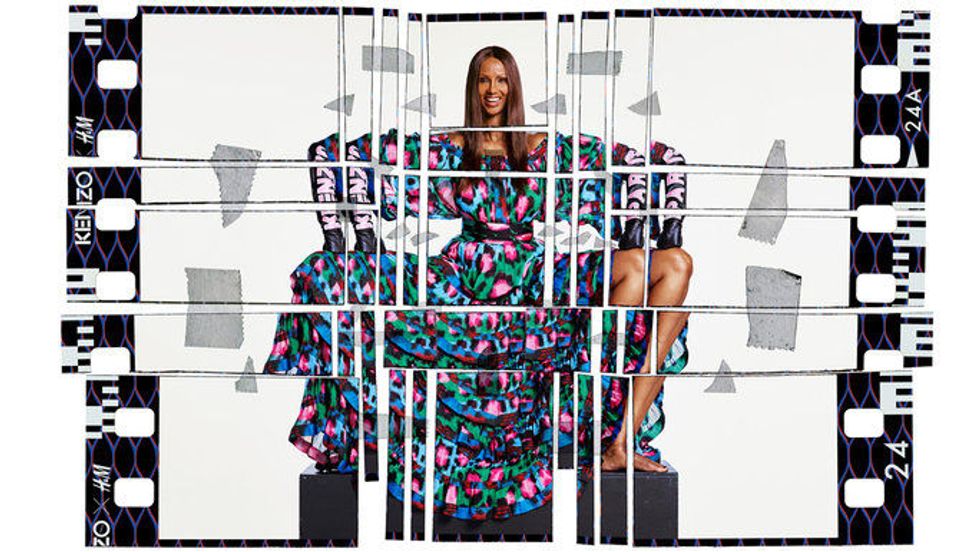 Watch Iman Speak on Her Youth as a Somalian Refugee For Kenzo + H&M's Upcoming Collab