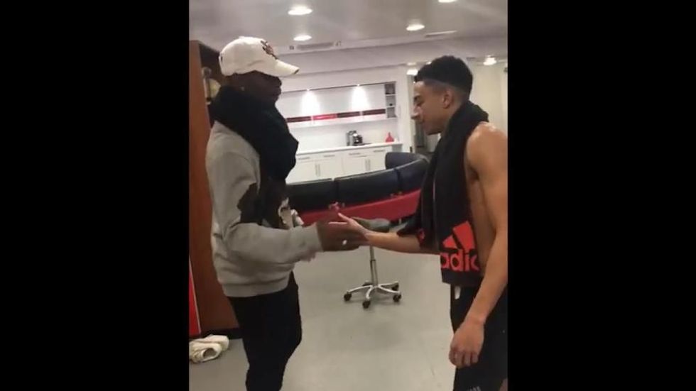 This Video of Paul Pogba and Jesse Lingard Dancing to Wizkid Is All of Us