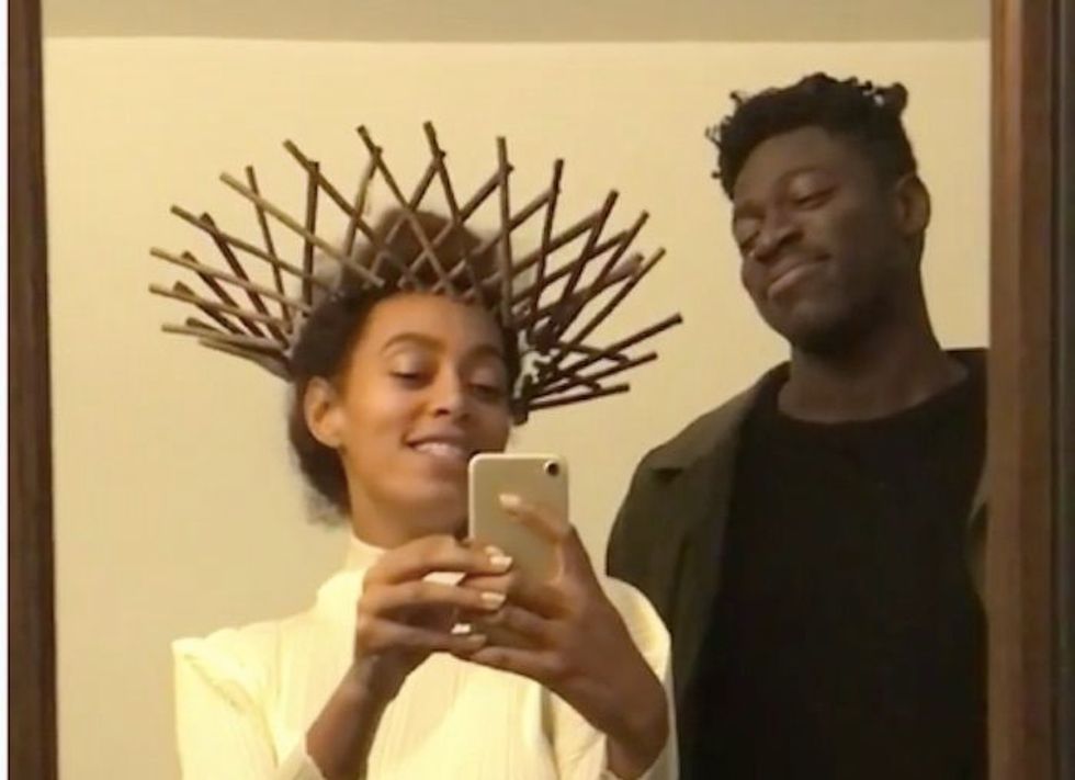 This Video of Solange and Moses Sumney Singing a Duet Over a Nina Simone Classic Will Brighten Your Day