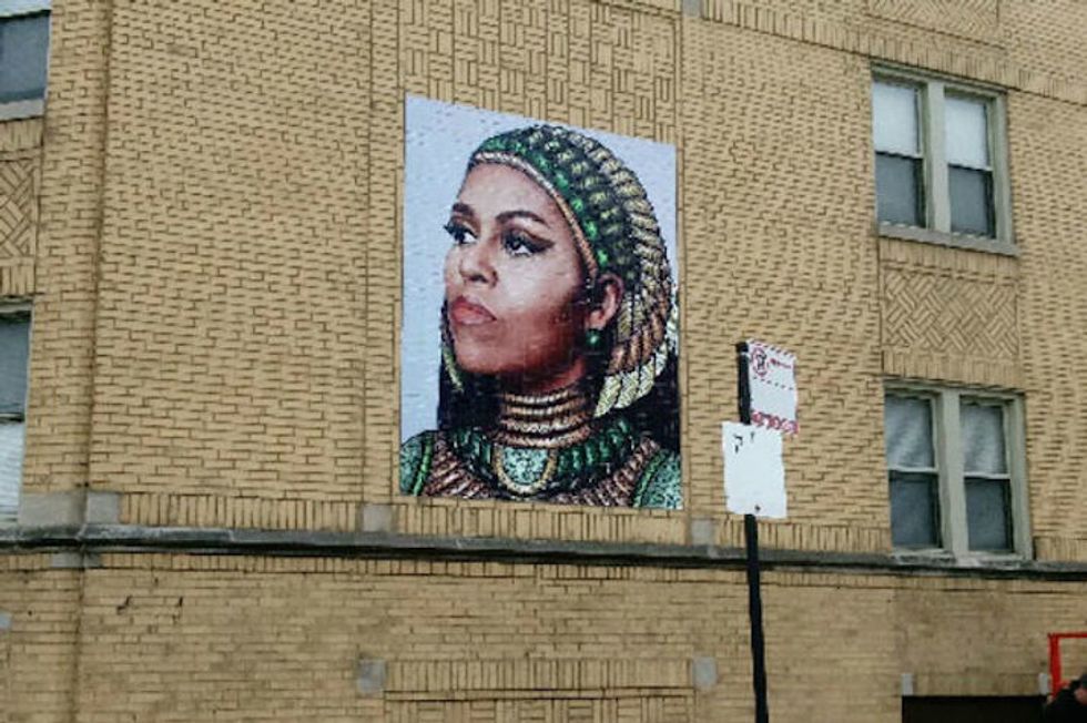 Chicago Artist Faces Backlash For Plagiarizing Black Artist's Portrait of Michelle Obama