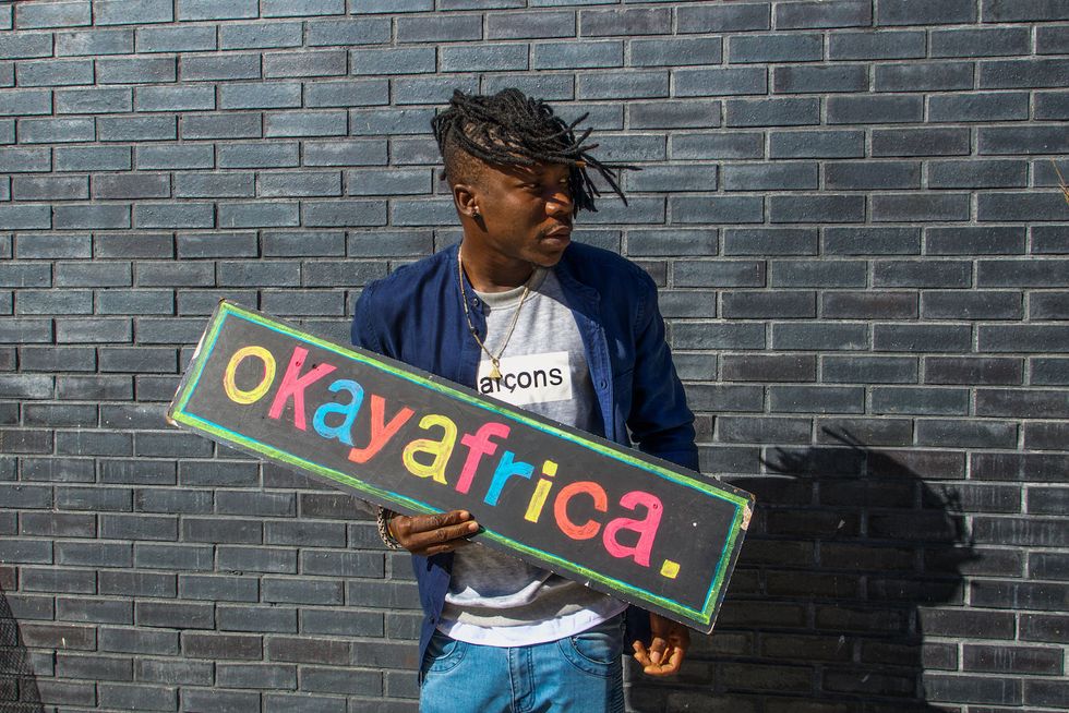 XOkayAfrica: Ghanaian Dancehall Star Stonebwoy Drops By to Show Love